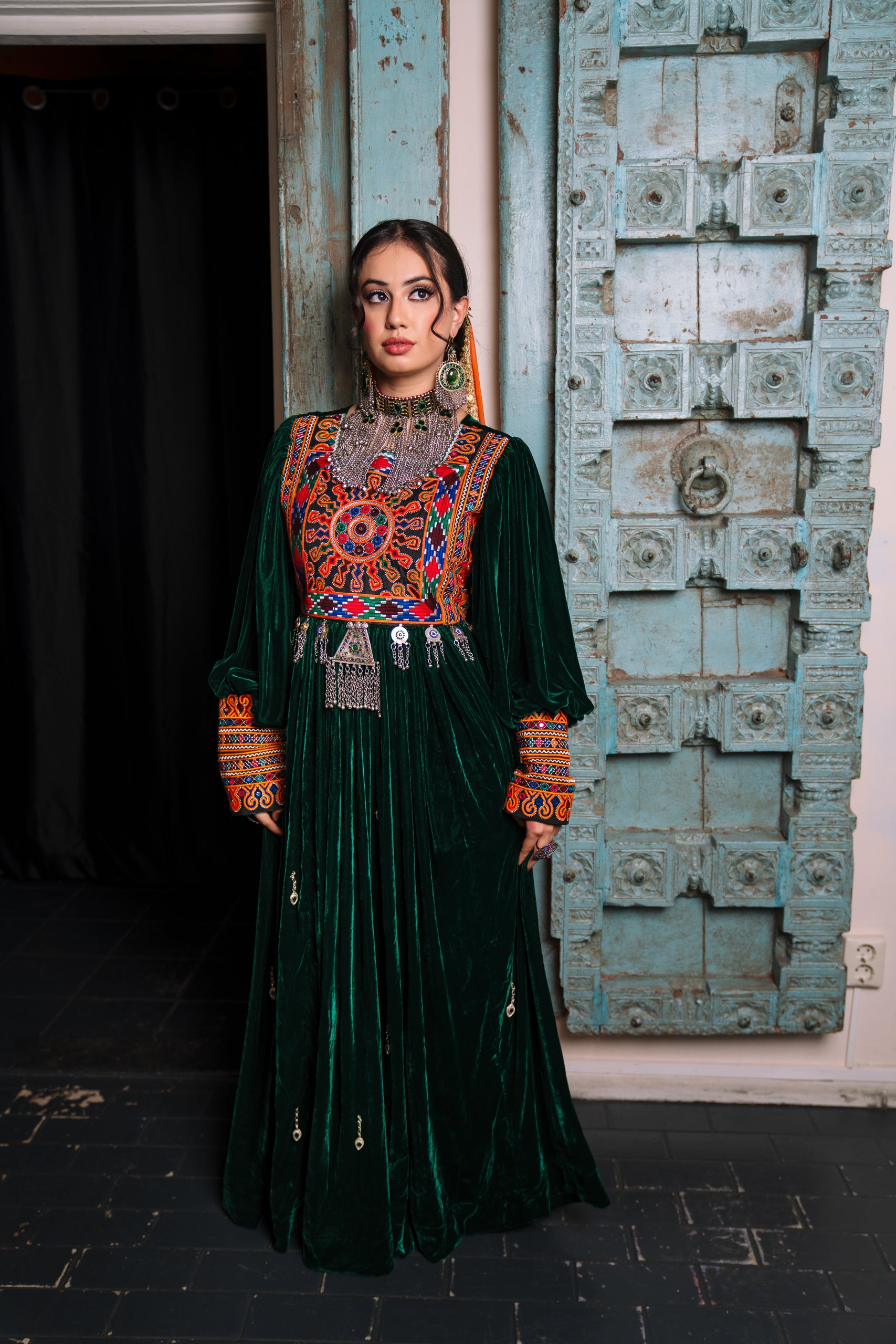 Shilla dress - green