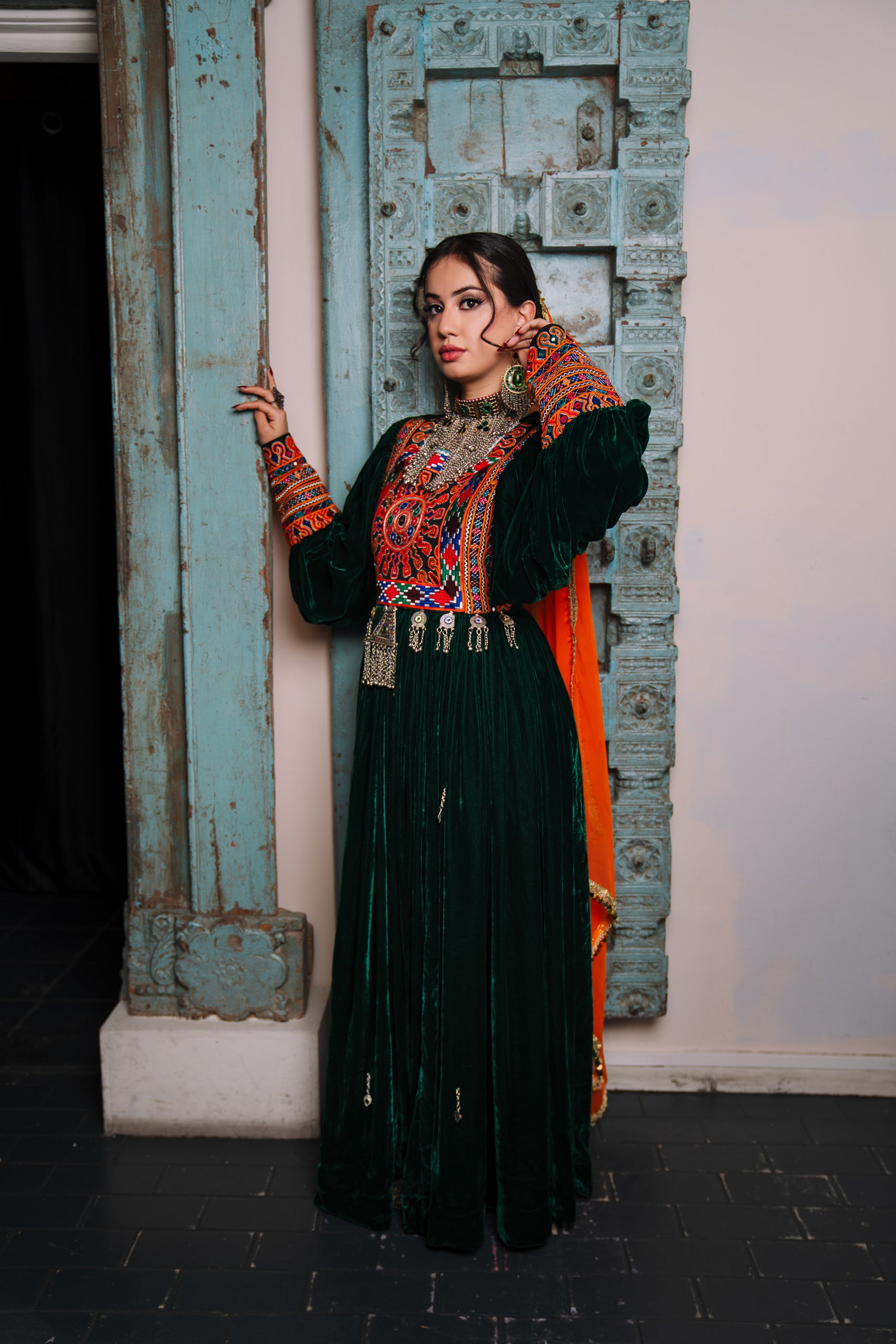 Shilla dress - green