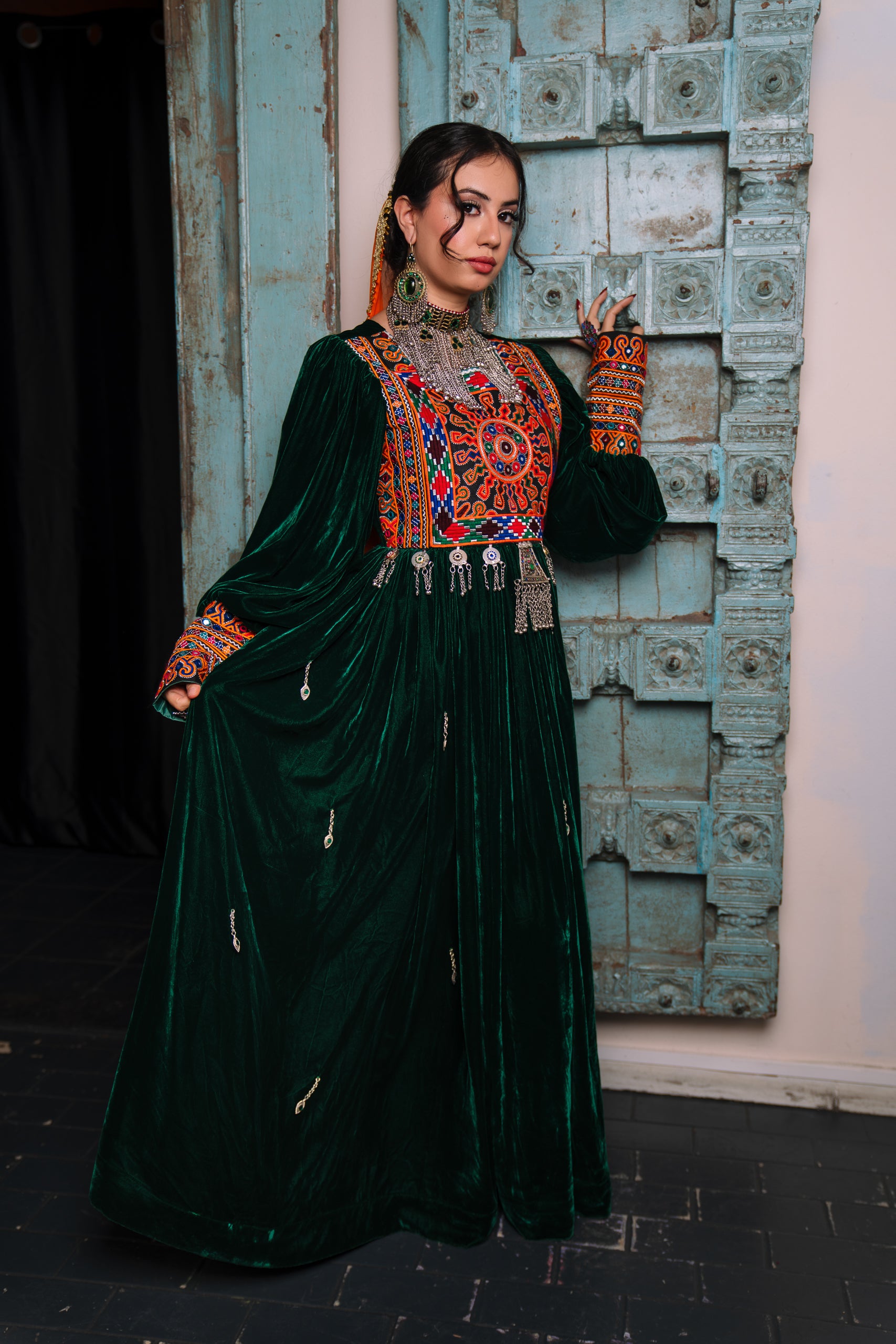 Shilla dress - green