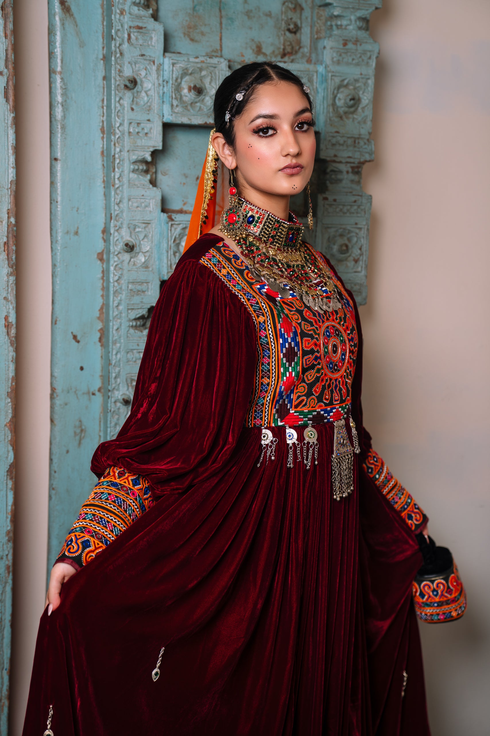 Shilla dress - Burgundy